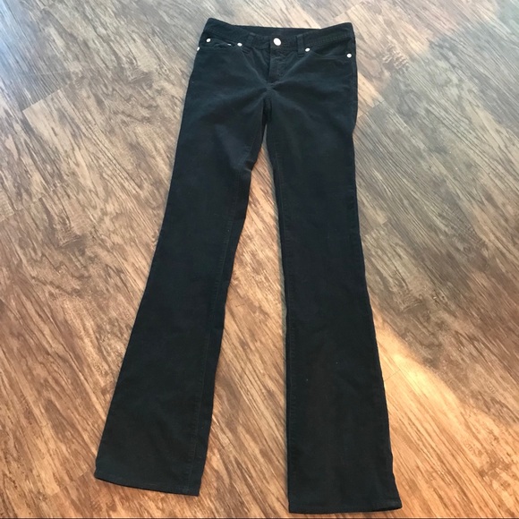 Tory Burch “Classic Tory Boot” Black Corduroy Pants – Size 25 - Picture 3 of 5